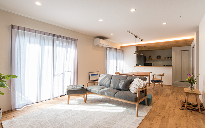 全室LED照明付き